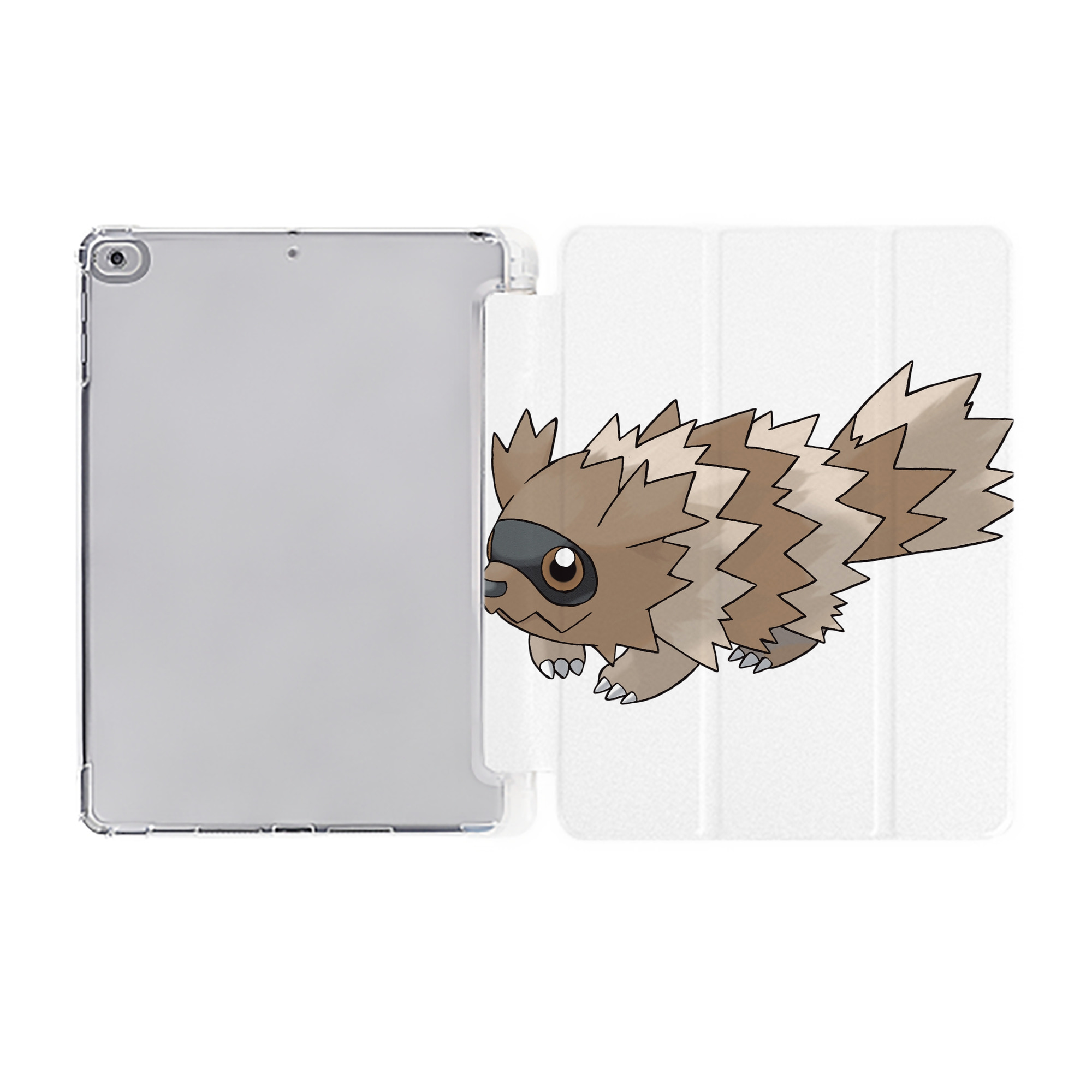 （画像用） ポケットモンスター Pokémon IPad ケース ペン収納付き 三つ折りスタンド PUレザー×シリコン 対応機種9.5/10.5/10.9インチ